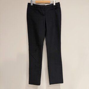 Low Rise Slim Leg Dress Pants Black Womens Size 2